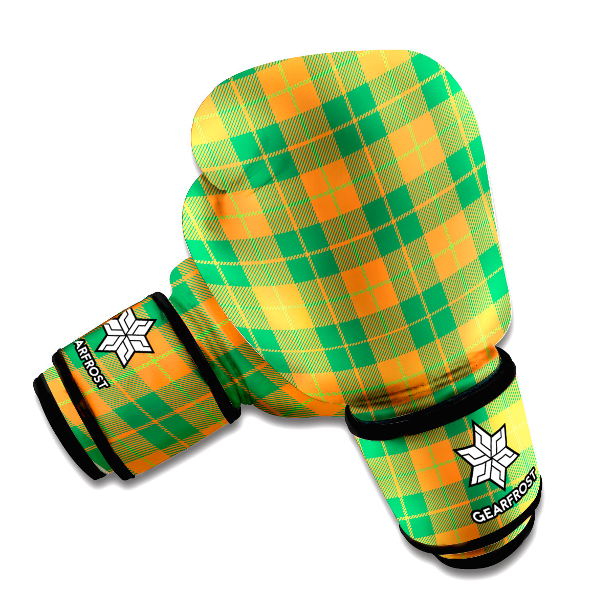 St. Patrick's Day Stewart Plaid Print Boxing Gloves