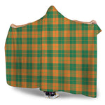 St. Patrick's Day Stewart Plaid Print Hooded Blanket