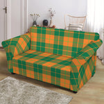 St. Patrick's Day Stewart Plaid Print Loveseat Slipcover