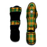 St. Patrick's Day Stewart Plaid Print Muay Thai Shin Guard