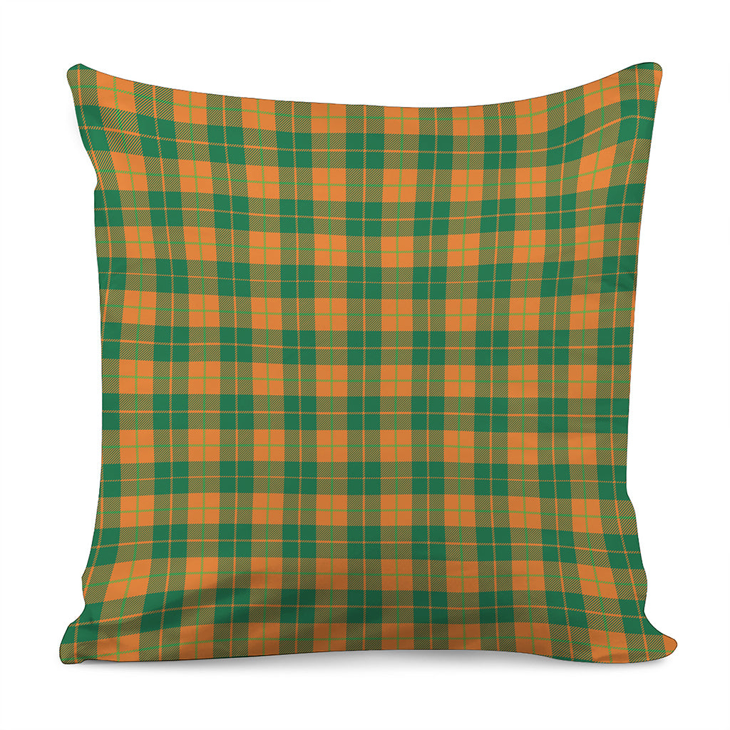 St. Patrick's Day Stewart Plaid Print Pillow Cover