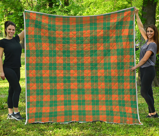 St. Patrick's Day Stewart Plaid Print Quilt
