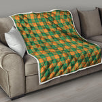 St. Patrick's Day Stewart Plaid Print Quilt