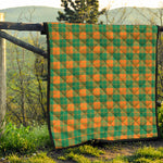 St. Patrick's Day Stewart Plaid Print Quilt