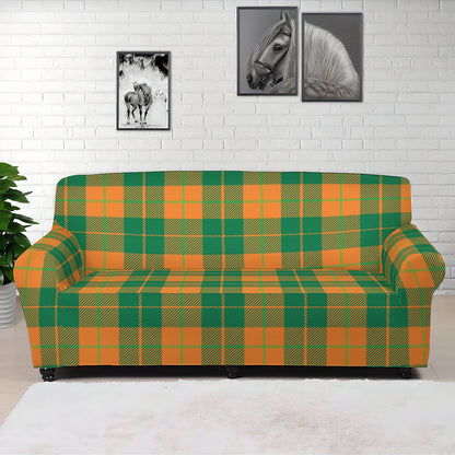 St. Patrick's Day Stewart Plaid Print Sofa Cover