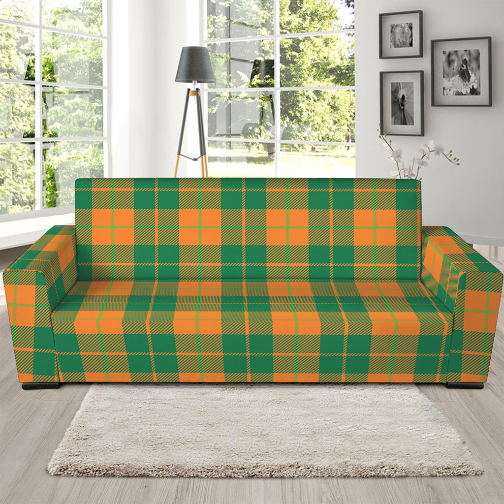 St. Patrick's Day Stewart Plaid Print Sofa Slipcover