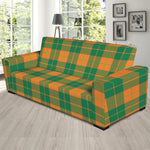 St. Patrick's Day Stewart Plaid Print Sofa Slipcover