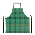 St. Patrick's Day Tartan Pattern Print Apron