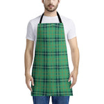 St. Patrick's Day Tartan Pattern Print Apron