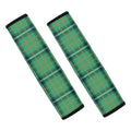 St. Patrick's Day Tartan Pattern Print Car Seat Belt Covers