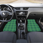 St. Patrick's Day Tartan Pattern Print Front and Back Car Floor Mats