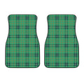 St. Patrick's Day Tartan Pattern Print Front Car Floor Mats