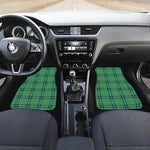 St. Patrick's Day Tartan Pattern Print Front Car Floor Mats