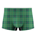 St. Patrick's Day Tartan Pattern Print Men's Boxer Briefs