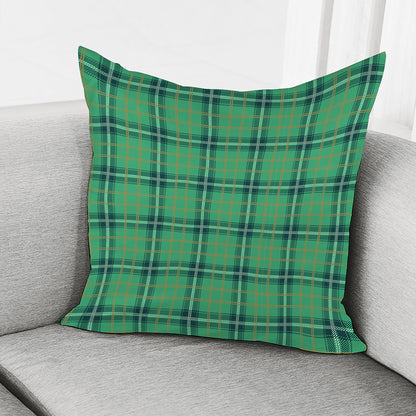 St. Patrick's Day Tartan Pattern Print Pillow Cover