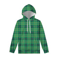 St. Patrick's Day Tartan Pattern Print Pullover Hoodie