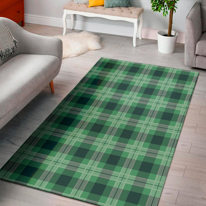 St. Patrick's Day Tartan Print Area Rug