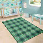 St. Patrick's Day Tartan Print Area Rug