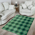 St. Patrick's Day Tartan Print Area Rug