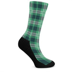 St. Patrick's Day Tartan Print Crew Socks