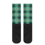 St. Patrick's Day Tartan Print Crew Socks