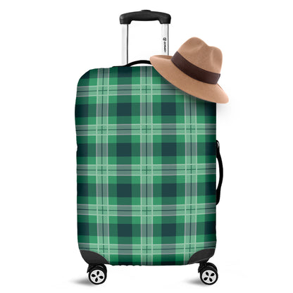 St. Patrick's Day Tartan Print Luggage Cover