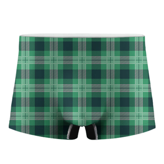 St. Patrick's Day Tartan Print Men's Boxer Briefs