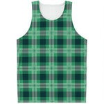 St. Patrick's Day Tartan Print Men's Tank Top