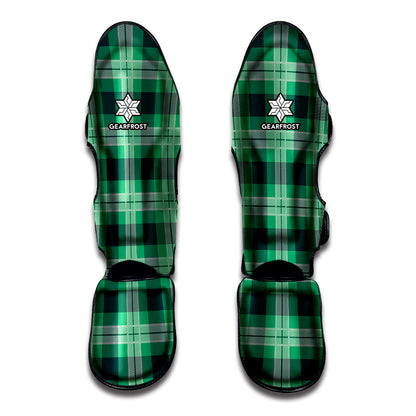 St. Patrick's Day Tartan Print Muay Thai Shin Guard