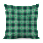 St. Patrick's Day Tartan Print Pillow Cover