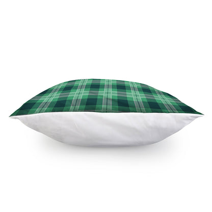 St. Patrick's Day Tartan Print Pillow Cover