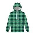 St. Patrick's Day Tartan Print Pullover Hoodie