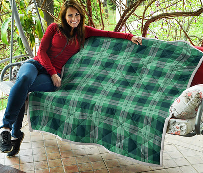 St. Patrick's Day Tartan Print Quilt