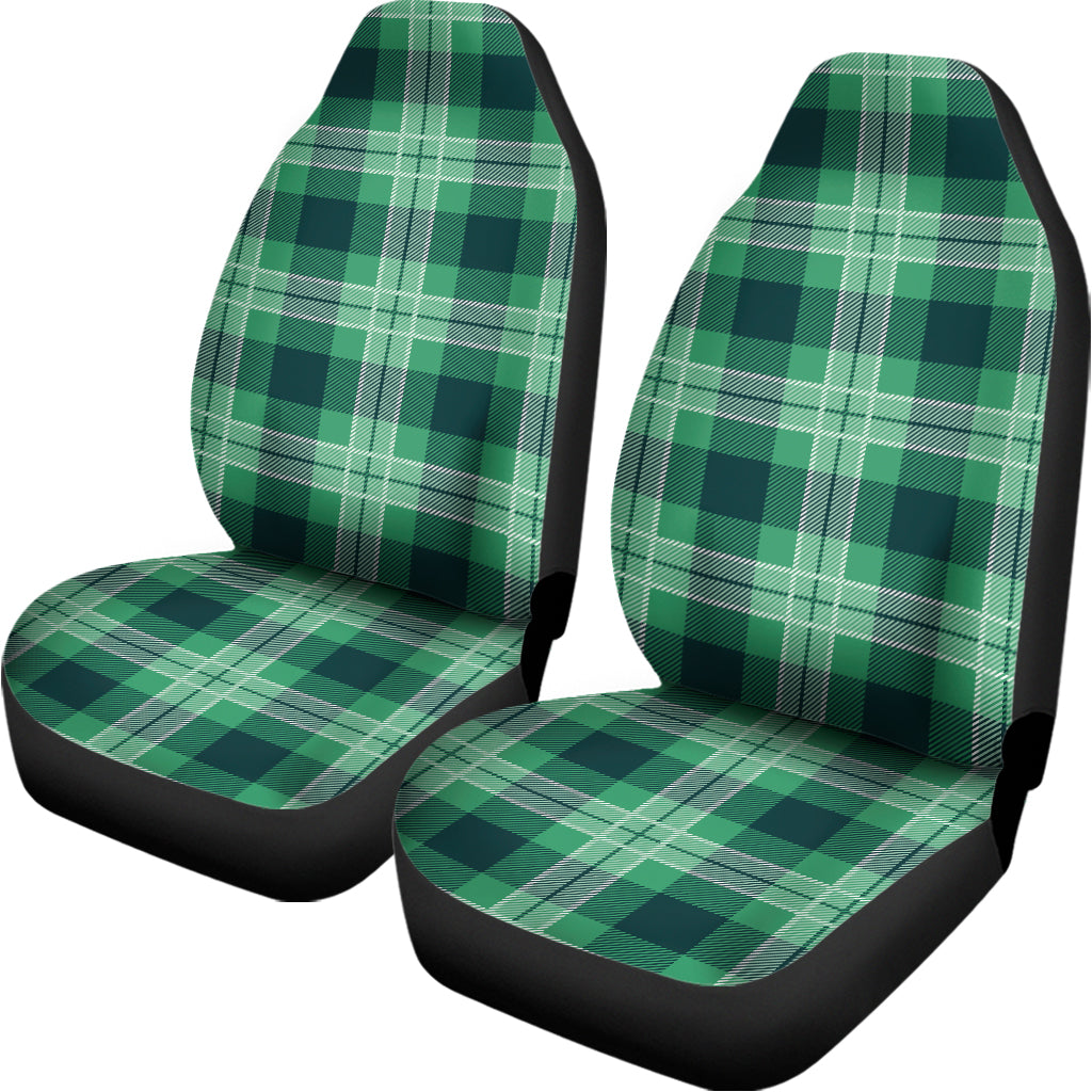 St. Patrick's Day Tartan Print Universal Fit Car Seat Covers