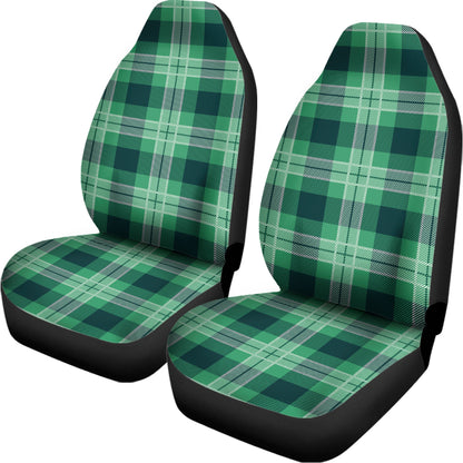 St. Patrick's Day Tartan Print Universal Fit Car Seat Covers