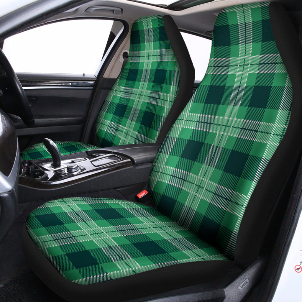 St. Patrick's Day Tartan Print Universal Fit Car Seat Covers