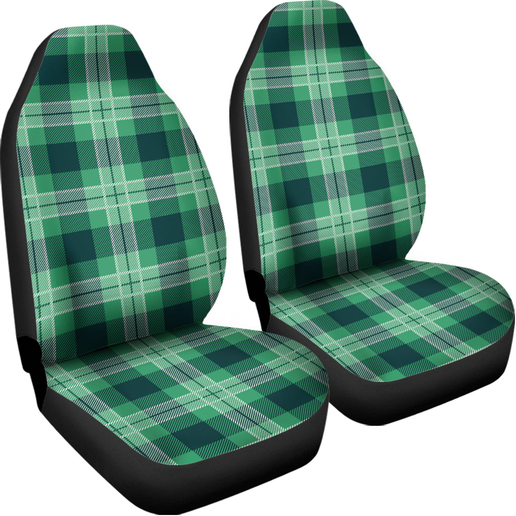 St. Patrick's Day Tartan Print Universal Fit Car Seat Covers