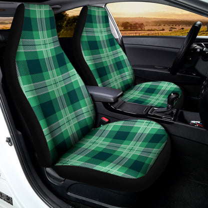 St. Patrick's Day Tartan Print Universal Fit Car Seat Covers