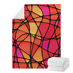 Stained Glass Mosaic Pattern Print Blanket