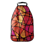 Stained Glass Mosaic Pattern Print Car Seat Organizers