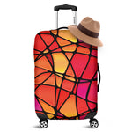 Stained Glass Mosaic Pattern Print Luggage Cover