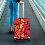 Stained Glass Mosaic Pattern Print Luggage Cover