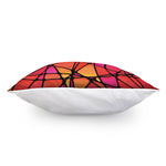 Stained Glass Mosaic Pattern Print Pillow Cover