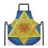 Stained Glass Star of David Print Apron