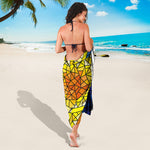 Stained Glass Star of David Print Beach Sarong Wrap