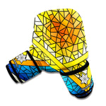Stained Glass Star of David Print Boxing Gloves