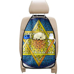 Stained Glass Star of David Print Car Seat Organizers