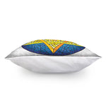 Stained Glass Star of David Print Pillow Cover