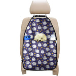 Star And Sheep Pattern Print Car Seat Organizers