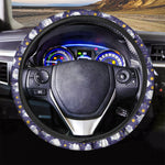 Star And Sheep Pattern Print Car Steering Wheel Cover